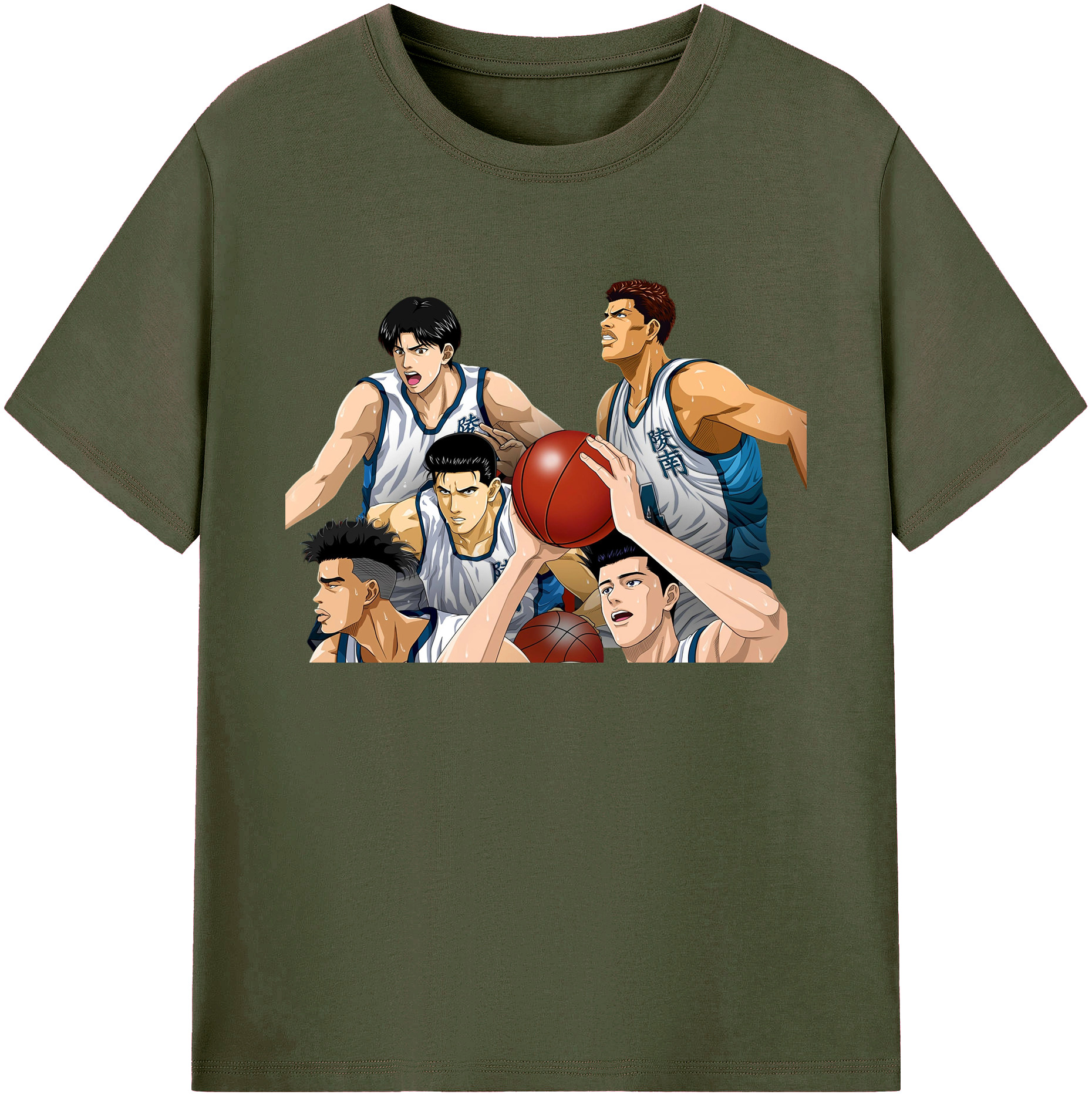 （画像用） SLAM DUNK／スラムダンク 綿100％ メンズ半袖Tシャツ｜肌触りやわらか＆通気性